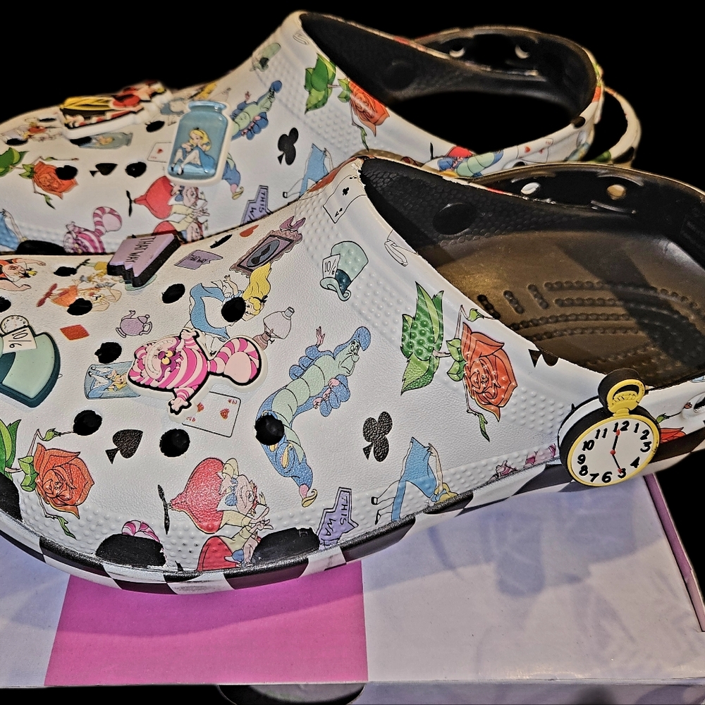 Disney Alice in Wonderland Womens Crocs